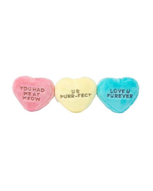 Candy Hearts (3 unidades en una cuerda) - Juguete para gatos Candy Hearts (3 unidades en una cuerda) - Juguete para gatos