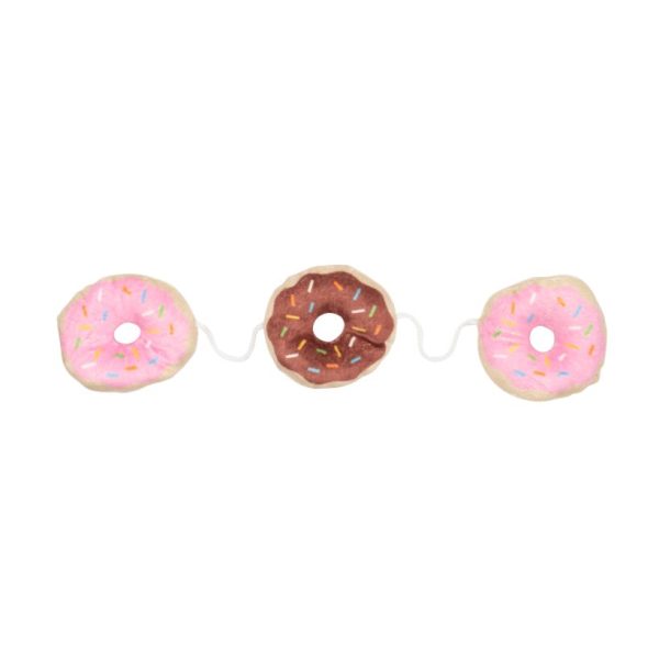 Donuts (3 unidades en una cuerda) - Juguete para gatos