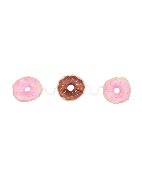 Donuts (3 unidades en una cuerda) - Juguete para gatos Donuts (3 unidades en una cuerda) - Juguete para gatos