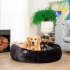 Dreameazzzy Black- Cama antiestrés para perros - vista 2