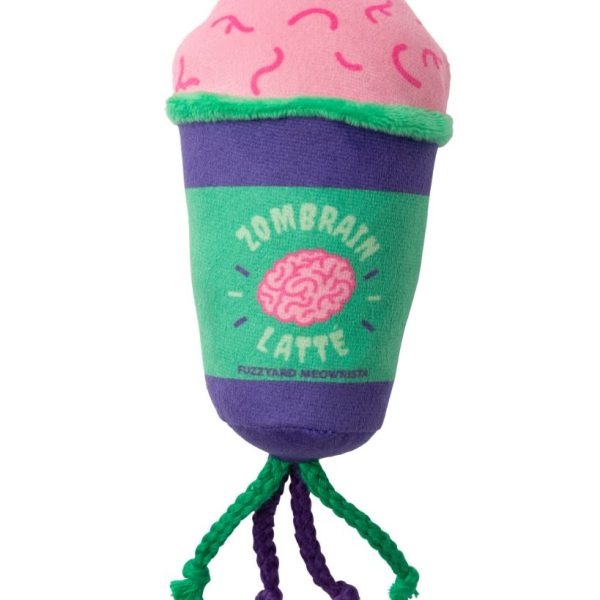 Zombrain Latte - Juguete de Halloween para gatos con catnip Zombrain Latte - Juguete de Halloween para gatos con catnip