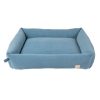 French Blue - Cama para perros de pana FuzzYard Life