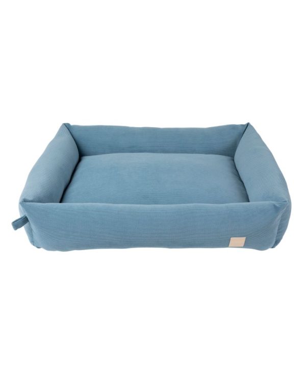 French Blue - Cama para perros de pana FuzzYard Life