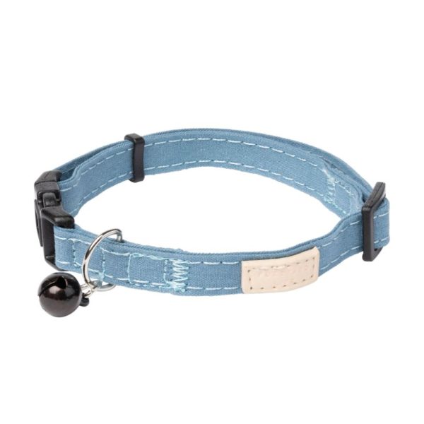 French Blue - Collar de algodón para gatos FuzzYard Life French Blue - Collar de algodón para gatos FuzzYard Life
