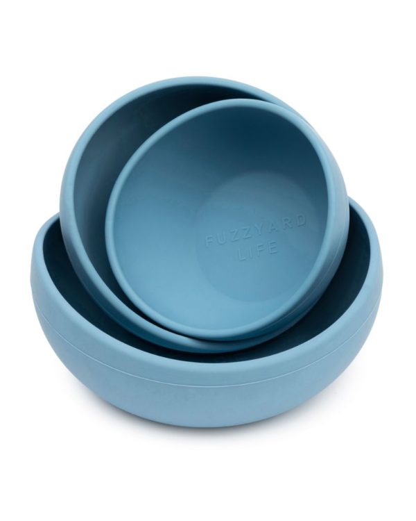 French Blue - Comedero de silicona FuzzYard Life - vista 2