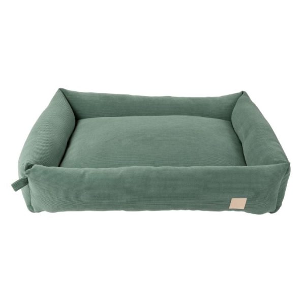 Life Myrtle Green - Cama para perros de pana FuzzYard Life Life Myrtle Green - Cama para perros de pana FuzzYard Life