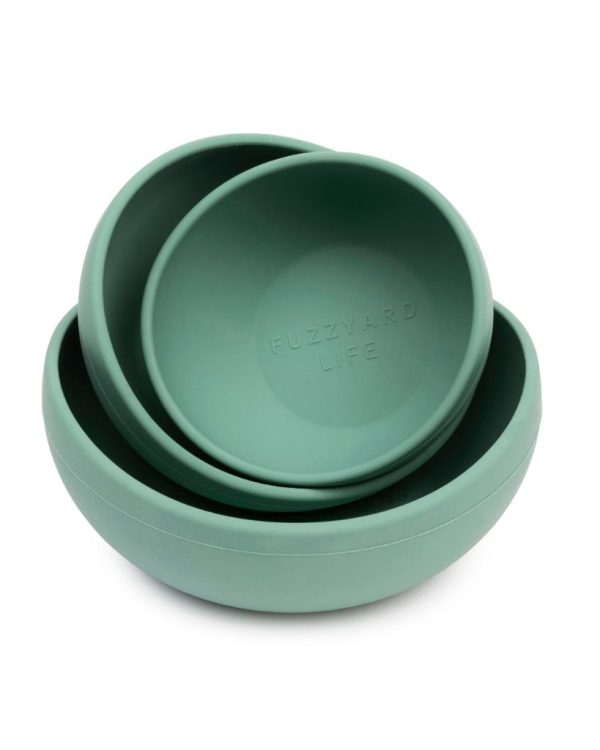 Myrtle Green - Comedero de silicona FuzzYard Life - vista 2