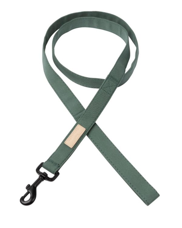Myrtle Green - Correa de algodón para perros FuzzYard Life