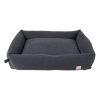 Slate Grey - Cama para perros de pana FuzzYard Life