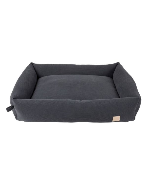 Slate Grey - Cama para perros de pana FuzzYard Life