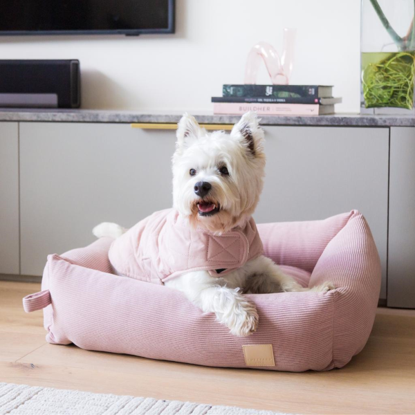 Soft Blush - Cama para perros de pana FuzzYard Life - vista 3