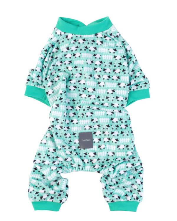 Counting Sheep Green - Pijama para perros Counting Sheep Green - Pijama para perros