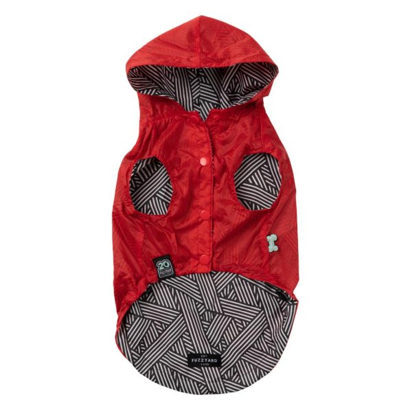 Raincoat Flipside Red/Black/White Raincoat Flipside Red/Black/White - vista 2