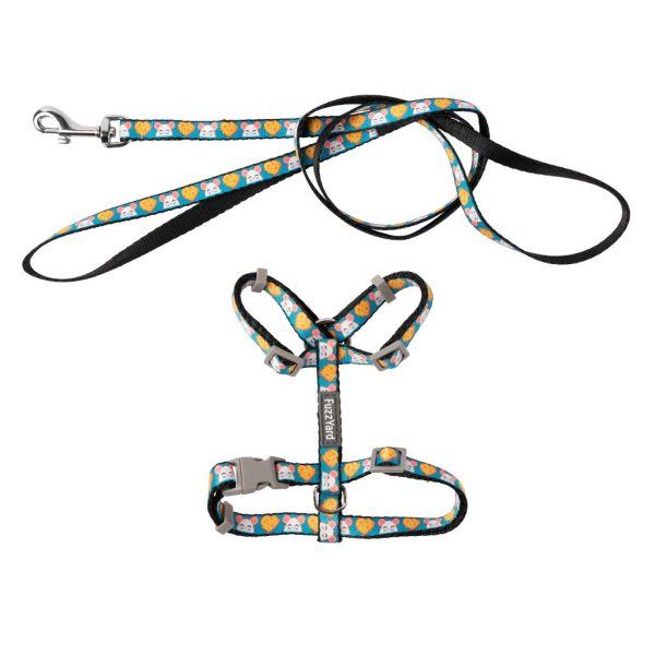 CAT WALKING SET - CHEESY HEARTS